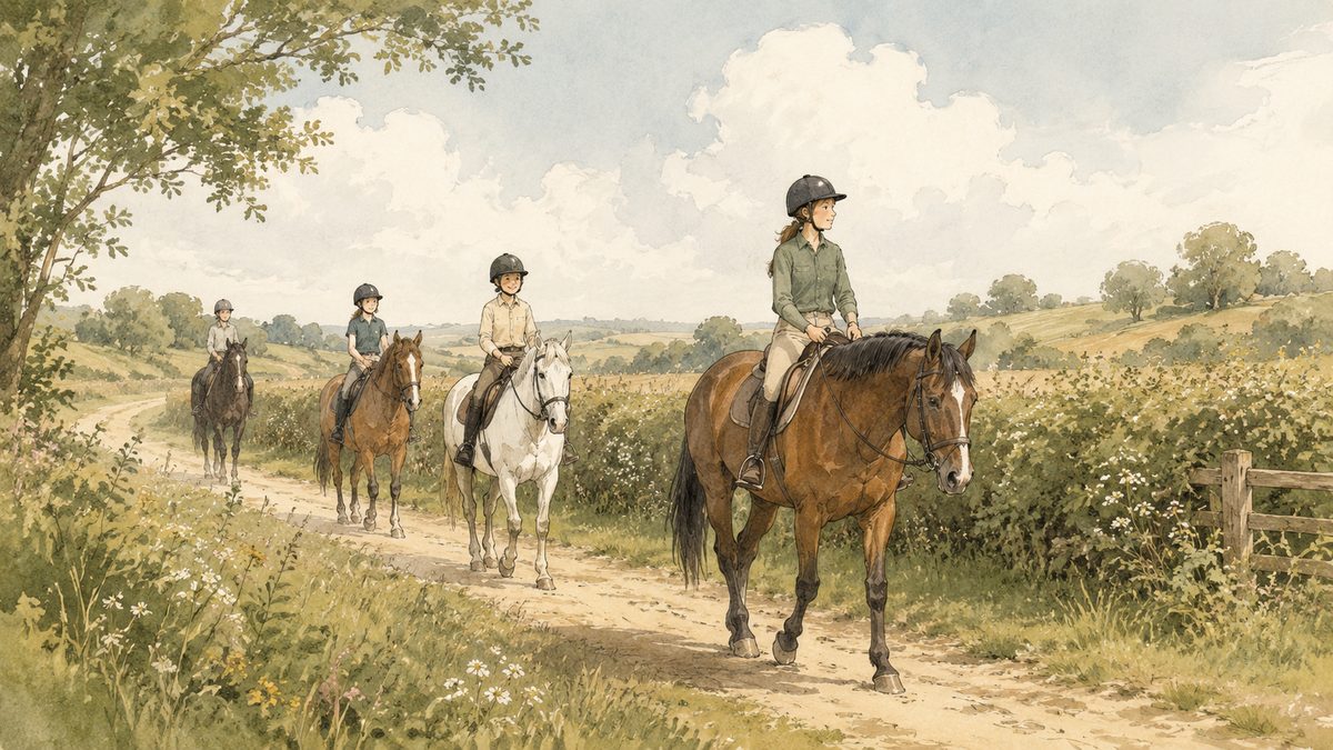 Balade à cheval en pleine nature avec le centre équestre Les Chevaux du Belair